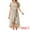 Apricot, variant on DARING DIVA Floral Midi Flutter Sleeves V Neck Design Dress S Apricot