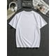 thumbnail image 2 of Camiseta gráfica de fútbol para papá del cumpleañero: camiseta informal de verano para hombre, blanca con estampado en negro y verde, manga corta, mezcla de algodón, lavable a máquina., 2 of 6