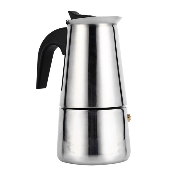 Tebru Stainless Steel, Stainless Steel Percolator Moka Pot Espresso