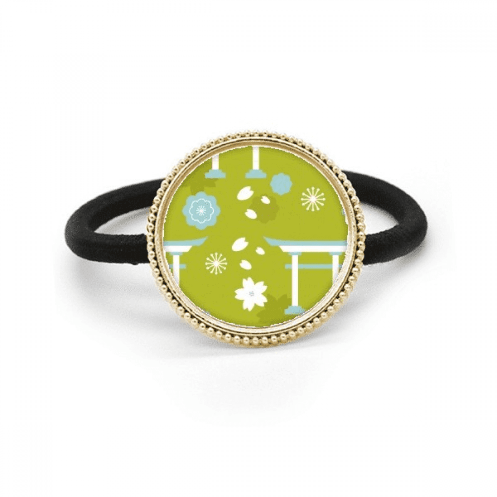 Cute Blue Green White Japan Silver Metal Hair Tie And Rubber Band Headdress