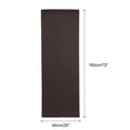 thumbnail image 2 of Unique Bargains Rideau Occultant pour Porte, 25'L x 72'L Rideau de Porte-Fenêtre 1 Panneau, Marron, 2 of 7