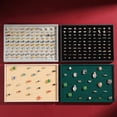 thumbnail image 4 of Youkk Non-deformable Velvet Ring Display Tray Jewelry Boutiques And Home Storage Non-shedding Durability Green 1Set, 4 of 6