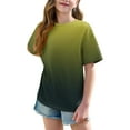 thumbnail image 6 of Frwgonr Girls Weekend T-Shirts Soft Everyday Tees Kids Tshirts Clothes Summer Tops T-Shirt Yellow, Size 5-15 Years, 6 of 6