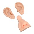 thumbnail image 4 of Nose and Ear Model, Soft Silicone  Model, Reusable Body  Practice Model for  Suture, 3D Educational Simulation Props, 4 of 8