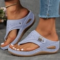 thumbnail image 2 of Dakaela Orthopedic Sandals for Women 2025 Arch Support Summer Slip on Slippers Dressy Flip Flops, 2 of 5