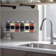 thumbnail image 3 of Injueey Estante de baño Estante de ducha de baño Estante de esquina de baño de acero inoxidable Soporte de almacenamiento de cocina de plata montado Cocina y Comedor con gancho Injueey HA025294-01, 3 of 6