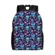thumbnail image 1 of Fotbe Funny Skull Flower Mochila de Viaje para Laptop, Mochila Ejecutiva Delgada y Resistente 15.6", 1 of 8