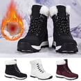 thumbnail image 3 of PADFRYBK Waterproof Snow Boots For Women Warm Thickened Snow Skiing Large Shoes Keep Warm Shoes, 3 of 10