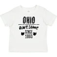 thumbnail image 3 of Inktastic Ohio Awesome Since 1803 Boys or Girls Baby T-Shirt, 3 of 5