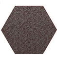 thumbnail image 2 of Furnish My Place Modern Indoor/Outdoor Commercial Burgundy Rug, Modern Area Rug, Baby Nursery Mat, Pet-Friendly Carpet for Living Room, Playroom, Made in USA, 2' Hexagon - Set of 10, 2 of 5