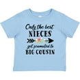 thumbnail image 3 of Inktastic Only the Best Nieces Get Promoted to Big Cousin Boys or Girls Baby T-Shirt, 3 of 5