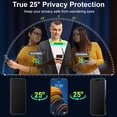thumbnail image 2 of Protector de Pantalla Esanik Vidrio Mate con Privacidad para iPhone 15 Pro, 2 of 7