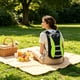 thumbnail image 4 of Mochila de hidratación ligera con bolsa de agua de 2L para correr, ciclismo, senderismo y deportes al aire libre, nailon transpirable, múltiples bolsillos, unisex, azul, verde, naranja, transparente., 4 of 6