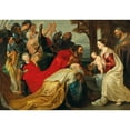 thumbnail image 3 of Workshop of Peter Paul Rubens 18x14 Black Modern Framed Museum Art Print Titled - The Adoration of the Magi, 3 of 5