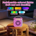 thumbnail image 2 of Mini Karaoke Machine for Kids, Flowing Colorful LED Portable Speaker with 2 Wireless Mics,3-12 Years Old Kids Gift, 2 of 6