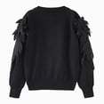 thumbnail image 5 of Gibobby Sweater Toddler Sweater Toddler Girl Boy Baby Kids Autumn And Winter Sweater Color Cardigan Solid Color Cardigan Kids Sweater(3-4 Years,Black), 5 of 9