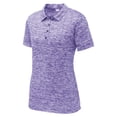 thumbnail image 4 of Yellow Rooster Women's PosiCharge Electric Heather Polo Purple Electric XS, 4 of 5