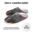thumbnail image 6 of Lsque Flower White Horse (2) Pattern Womens Comfort Cotton on Scuff With Memory Foam and Anti-skid Sole Slipper-39/40, 6 of 7