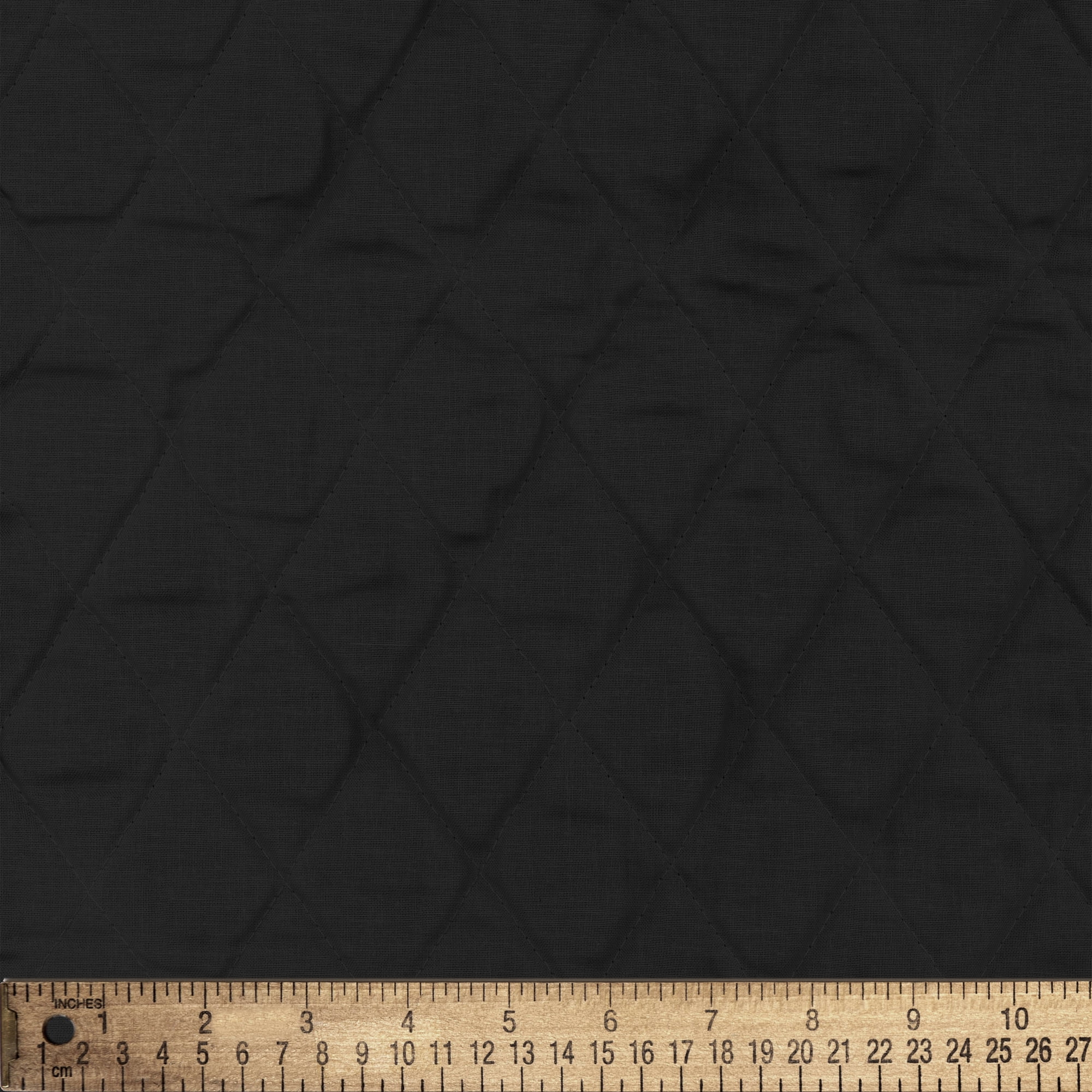 David Textiles 42" Cotton Double-Faced Quilt Solid Fabric By the Yard, Black