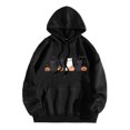 thumbnail image 1 of WEAIXIMIUNG Mode Femmes Hoodies & Sweatshirts 3X Décontracté Col Rond Poche Imprimé Hoodie, 1 of 3
