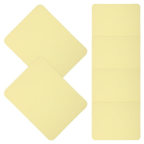 unbranded 6pcs Clothing Decorative Patches Diy Elbow Patch Jacket Knee Patches Rectangle Reinforcing Patches For Jeans Pants Clothing Repair Supplies