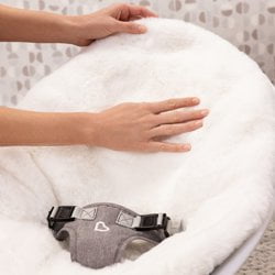Munchkin® Bluetooth Enabled Infant Baby Swing and Munchkin® Seat Cover for Infant Baby Swing, Premium Ultra-Soft Faux Fur