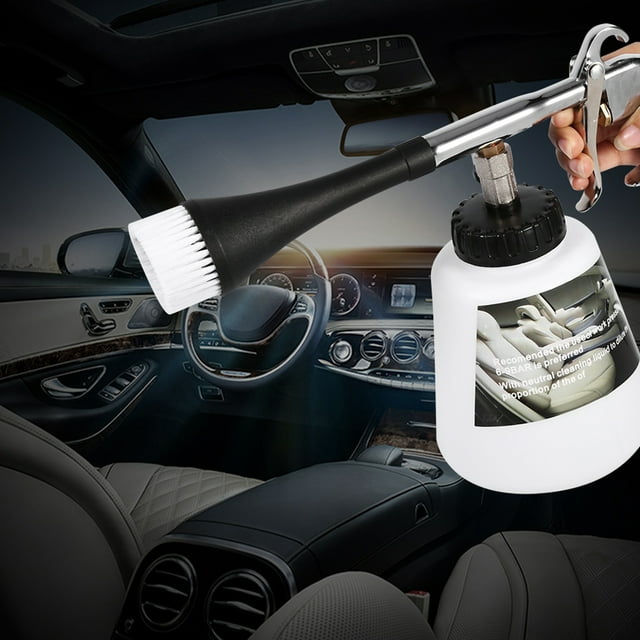 Equipo de Limpieza de Pulso de Aire Interior de Coche, Pulverizador de Lavado de Alta Potencia Con Botella de Espuma para Limpieza de Coche