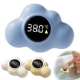 thumbnail image 2 of Digital Floating Water Thermometer, Cloud Design Kid Digital Floating Waters Monitor with LED Display, Waterproof Bathtub Water Thermometers Tool for Shower, Clear Display & Fast Readings, 2 of 10