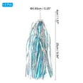 thumbnail image 2 of Uxcell Bike Streamers, Colorful Scooter Handlebar Tassels Grips Ribbon Accessories Decorations, Blue Silver, 2 of 6
