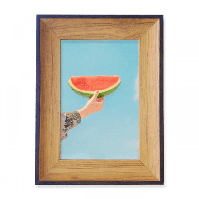 Blue Sky Watermelon Science Nature Scenery Photo Frame Exhibition Display Art Desktop Painting