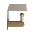 thumbnail image 4 of ALFI Porte-Papier Toilette en Acier Inoxydable PVD Doré Brossé avec Étagère, 4 of 5