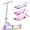 Purple, variant on BELEEV Scooter for Kids Ages 6-1 2 with Light-Up Wheels, 2 Wheel Folding Scooter for Girls Boys, Purple
