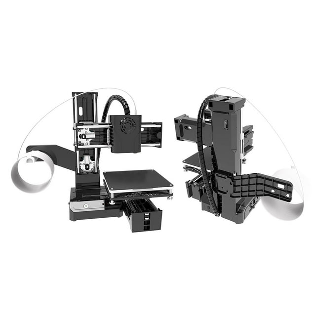 Mini Impresora 3D, Printer 3D Pequeña Printer 3D De Bricolaje Para Principiantes, Impresión De Calefacción Uniforme, Ensamblaje Rápido, Volumen De Impresión De 4x4x4in