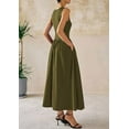 thumbnail image 3 of PRETTYGARDEN Women Maxi Dresses Summer Casual Sleeveless Patchwork Knit Tank Dress Flowy Beach Sundress Long Dress, 3 of 8