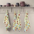 thumbnail image 5 of Dreamtimes Heart Design Kitchen Towels Set of 4, Ultra Soft Absorbent Dish Towels Bathroom Hand Towels Reusable Cleaning Cloths Tea Towels 28 x 18 Inch, 5 of 7