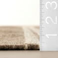 thumbnail image 2 of Rugs USA x Nate Berkus York Striped Wool Cozy Area Rug, 9' 6" x 13' 6", York Brown, 2 of 7
