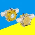 thumbnail image 2 of 2 Pcs 10W Water Pump Mini Hydro Generator Turbine Hydraulic Conversion, 12V & 80V,2 * Generator,Transparent & Yellow, 2 of 8