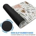 thumbnail image 6 of Brown Flower Mousepad Gaming Pad Mouse Waterproof No Slip for Office Home Work Gaming Table Tables Mousemat Rubber Base Mousepad with Stitched Edges 35.4x15.7inches, 6 of 7