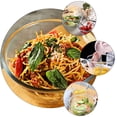 thumbnail image 2 of 2pcs Glass Bowl Fruit Salad Bowls Dessert Containers Tablewares (Transparent), 2 of 8
