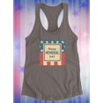 thumbnail image 3 of Happy Memorial Day Retro  Racerback Tank Women -Image by Shutterstock, Female x-Large, 3 of 4