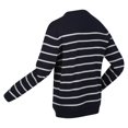thumbnail image 4 of Regatta - Jersey Cautley de Rayas de Punto para Hombre (Marino, Gris Plateado), 4 of 6