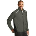 thumbnail image 4 of Port Authority Zephyr Reflective Hit Full Zip Jacket-XS (Grey Steel/ Deep Black), 4 of 6