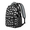 thumbnail image 2 of Stylish Cat Themed Backpack for Women & Teens - Durable Waterproof School Bag for College & Work - Roomy Laptop Backpack with Side Pockets - Chic Floral Cat Design, 2 of 6