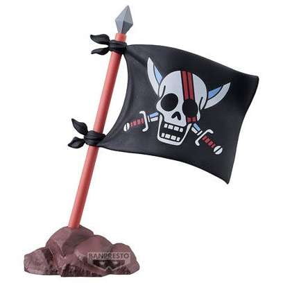 WCF One Piece - Elbaph Red Hair Pirates Flag Mini Figures