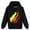 Black, variant on RTKFRFLM Kids Graphic Hoodie Casual Long Sleeve Pullover Sweatshirt for Youth Black 11-12 Years