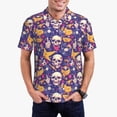 thumbnail image 1 of Fotbe rock Skull record Camiseta Polo de Golf para Hombre con Estampado – Camisa Deportiva Transpirable con Cuello Abotonado-4X-Large, 1 of 6