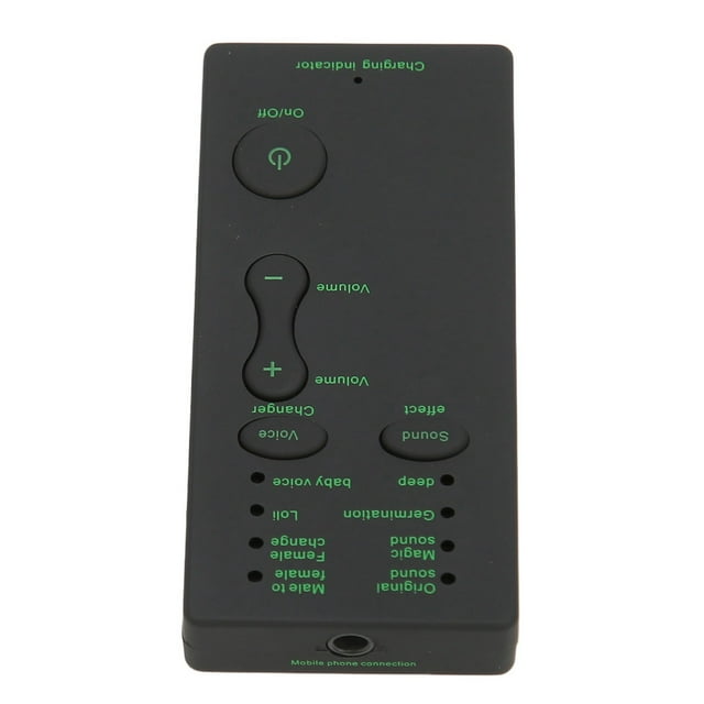 Cambiador De Voz De Tarjeta De Sonido, Cambiador De Voz De 106 DB Mini Batería De Larga Duración 7 Modos Profesional Para Adultos Para PC Para Computadora Portátil