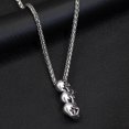 thumbnail image 5 of Collier Squelette Collier d'Halloween Ornement Squelette Significatif Collier Hommes Femmes Cadeaux d'Halloween, 5 of 5