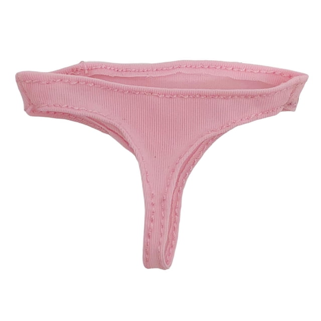 Calzoncillos Femeninos Sunnimix Ropa Interior Cuidadosamente Cosida Lencería para Figura de Acción Femenina de 12 Pulgadas Rosa