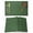 Blackish Green, variant on Vintage Brown Placemats Set of 2,Cotton Linen Fabric Place Mats,Farmhouse Retro Dark Solid Color Linen Texture Decorative Table Mats Protector for Home Kitchen Dining Wedding Party Coffee Tables